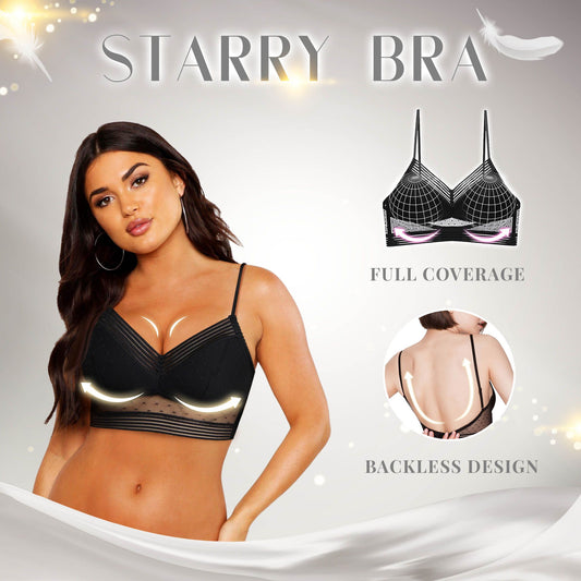(🎁Early Halloween Promotion 70% OFF🎃) Starry - Back Wireless Lifting Lace 🅑🅡🅐